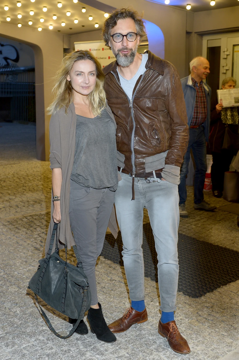 Szymon Majewski z żoną Magdą 