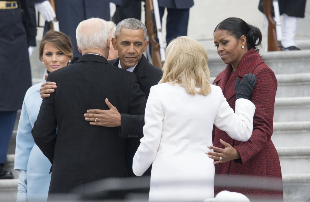 Barack Obama z żoną Barack Obama z żoną