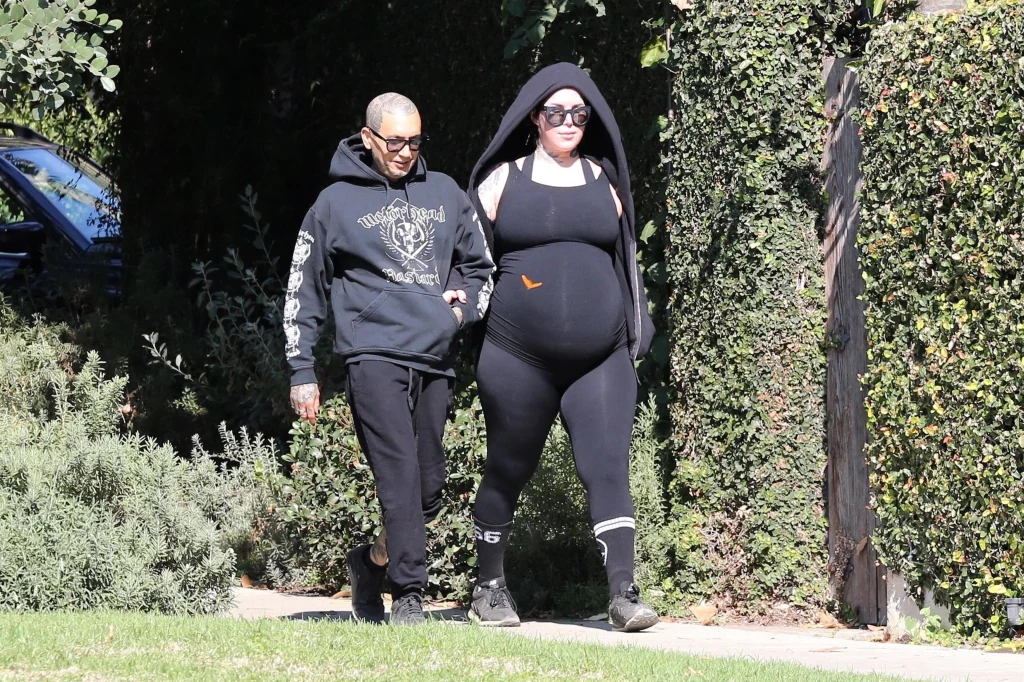 Kat von D z mężem na spacerze