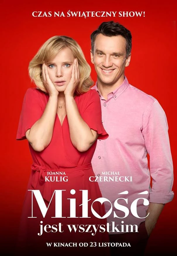 Joanna Kulig i Michał Czernecki na specjalnym plakacie komedii romantycznej "Miłość jest wszystkim" Joanna Kulig i Michał Czernecki na specjalnym plakacie komedii romantycznej "Miłość jest wszystkim"