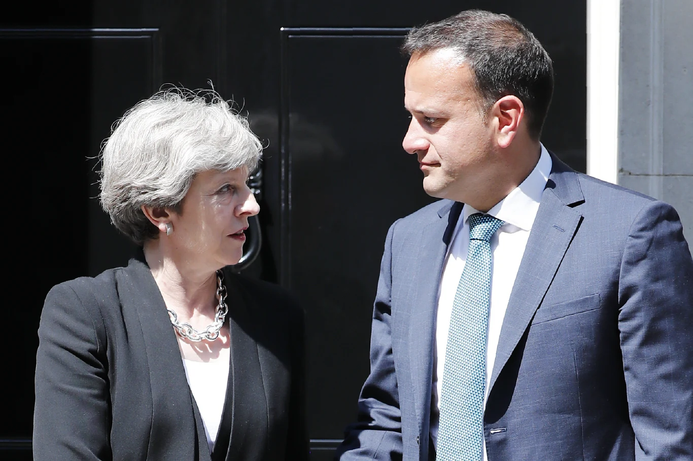 Theresa May i Leo Varadkar