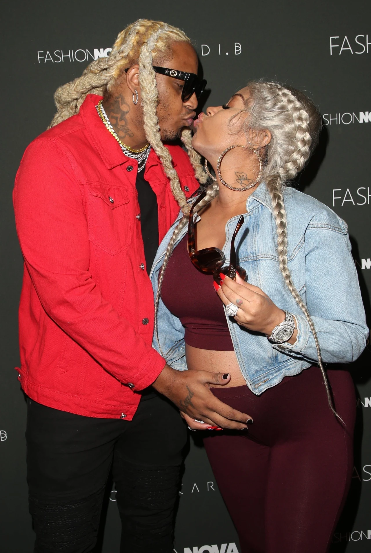 Lyrica Anderson z ukochanym Lyrica Anderson z ukochanym