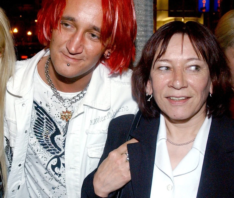 Michał Wiśniewski z mamą Michał Wiśniewski z mamą