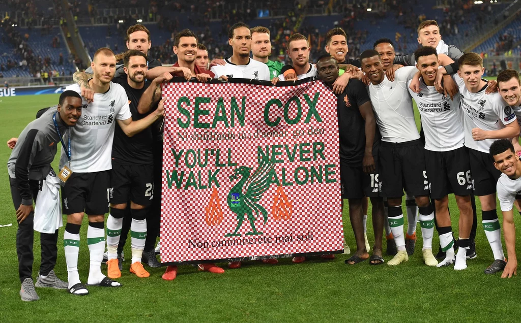 Tak piłkarze Liverpoolu wspierali Seana Coxa Tak piłkarze Liverpoolu wspierali Seana Coxa