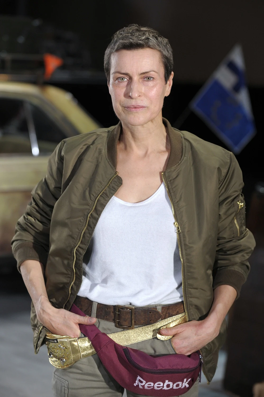 Danuta Stenka na próbie medialnej spektaklu "Matka Courage i jej dzieci" w Teatrze Narodowym w Warszawie (2016) Danuta Stenka na próbie medialnej spektaklu "Matka Courage i jej dzieci" w Teatrze Narodowym w Warszawie (2016)