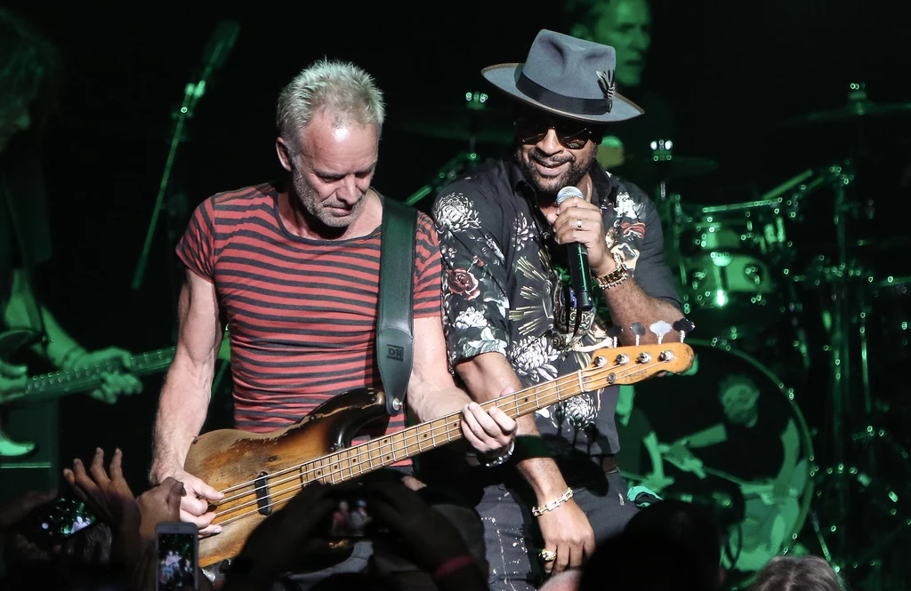 Sting i Shaggy na scenie