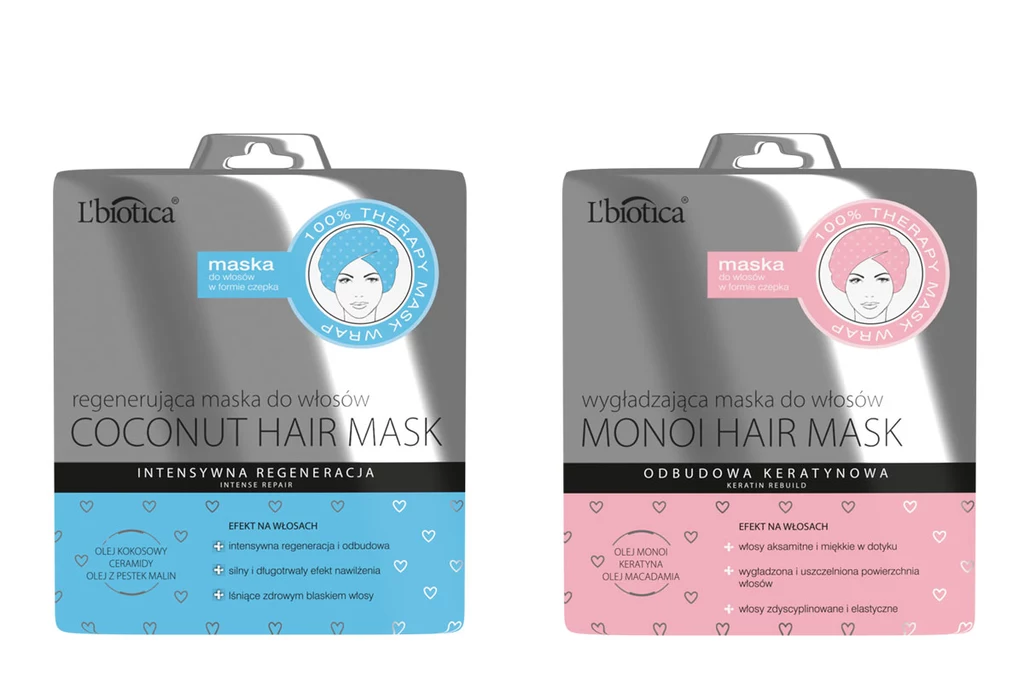 L’biotica: Maska w formie czepka Monoi Hair Mask