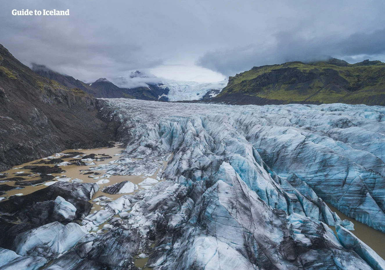 Lodowiec Svínafellsjökull