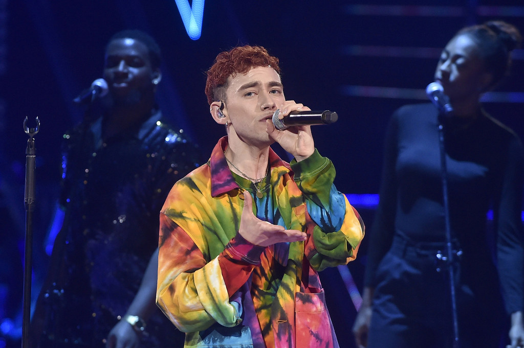 Olly Alexander Years & Years podczas występu w "The Voice of Poland"