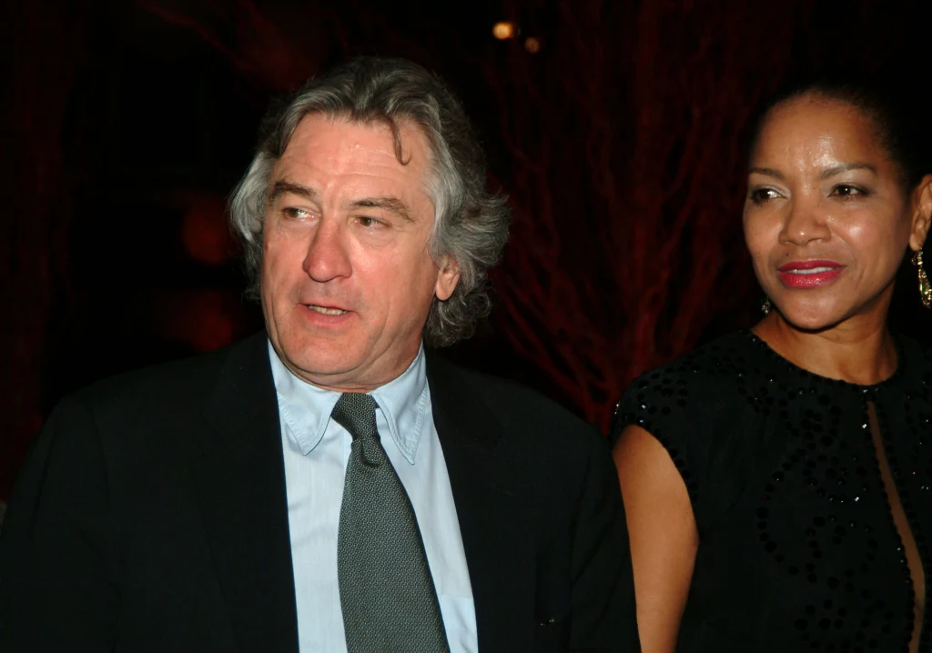 Robert de Niro z żoną 