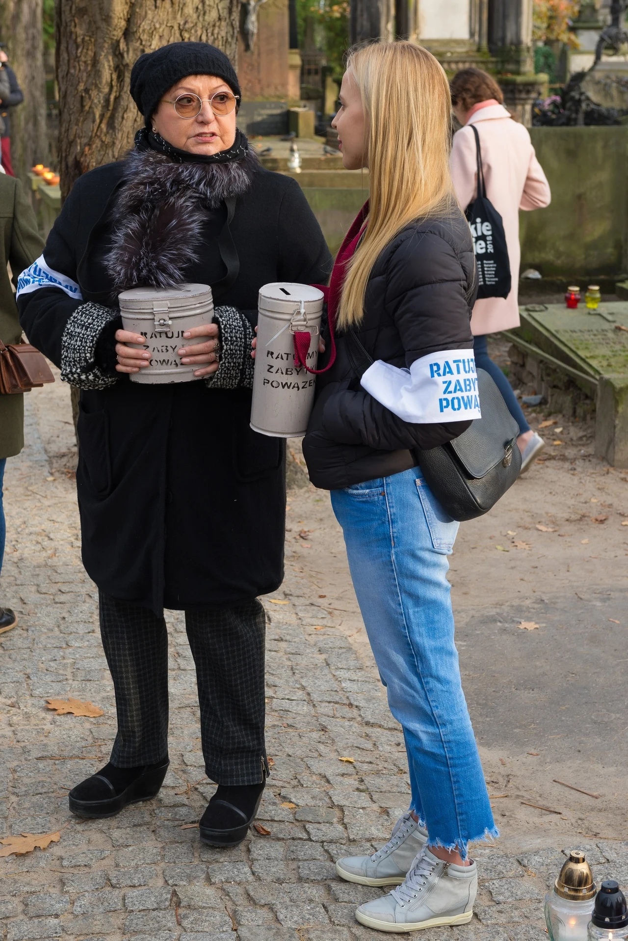 Krystyna Tkacz z siostrzenicą Krystyna Tkacz z siostrzenicą