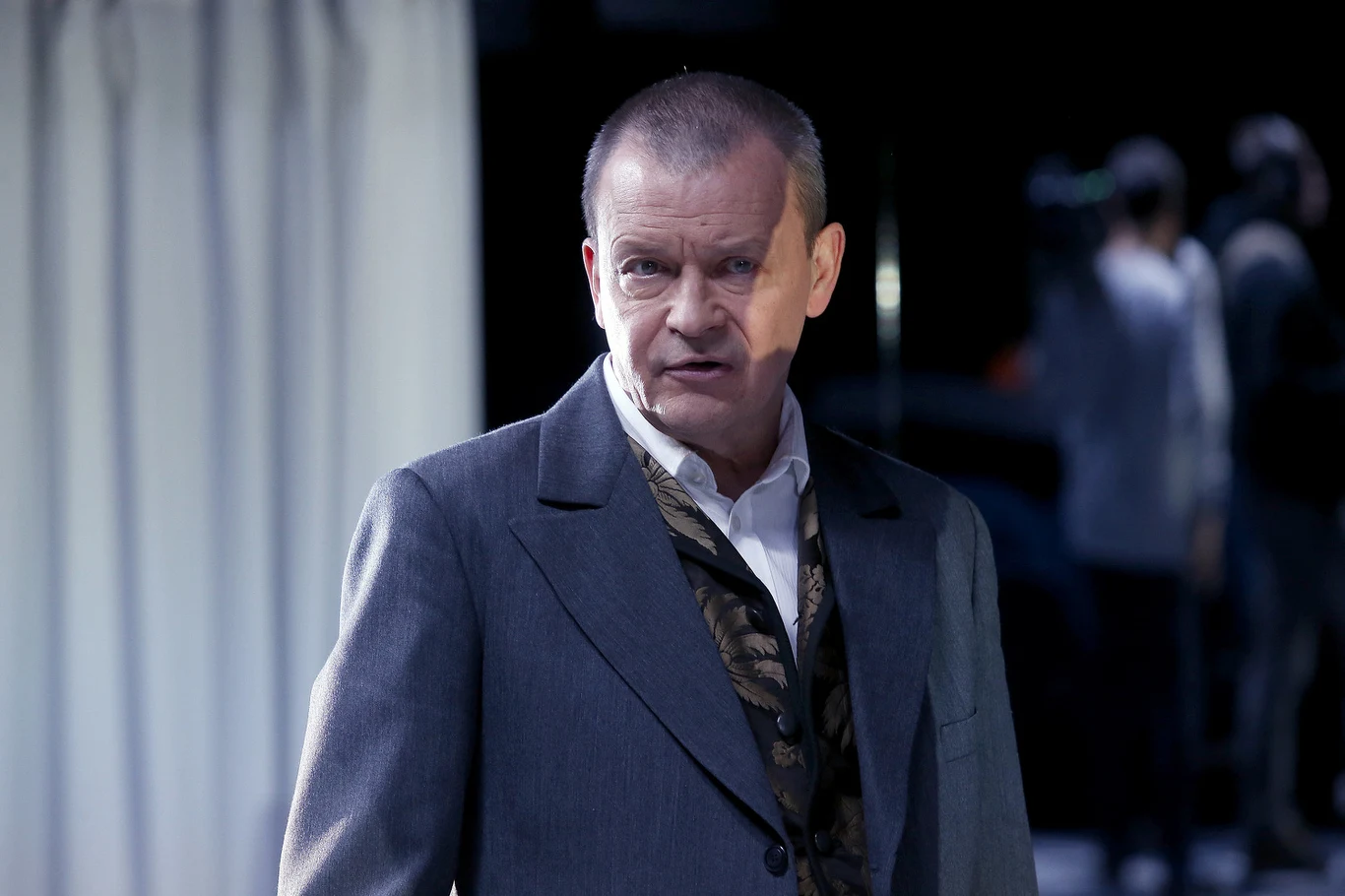 Jan Frycz podczas próby do spektaklu "Idiota" (2017) Jan Frycz podczas próby do spektaklu "Idiota" (2017)