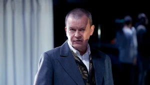 Jan Frycz podczas próby do spektaklu "Idiota" (2017)