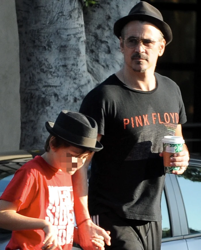 Colin Farrell z synem Henrym Tadeuszem