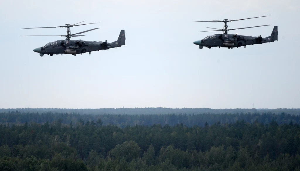 Śmigłowce Ka-52, zdjęcie ilustracyjne Śmigłowce Ka-52, zdjęcie ilustracyjne
