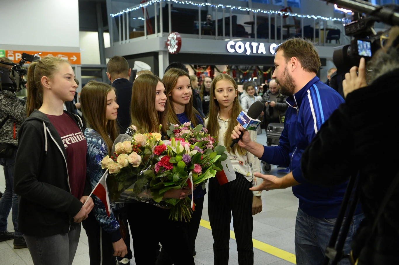 Uroczyste powitanie Roksany Węgiel Uroczyste powitanie Roksany Węgiel