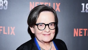 Agnieszka Holland podczas uroczystej premiery "1983"
