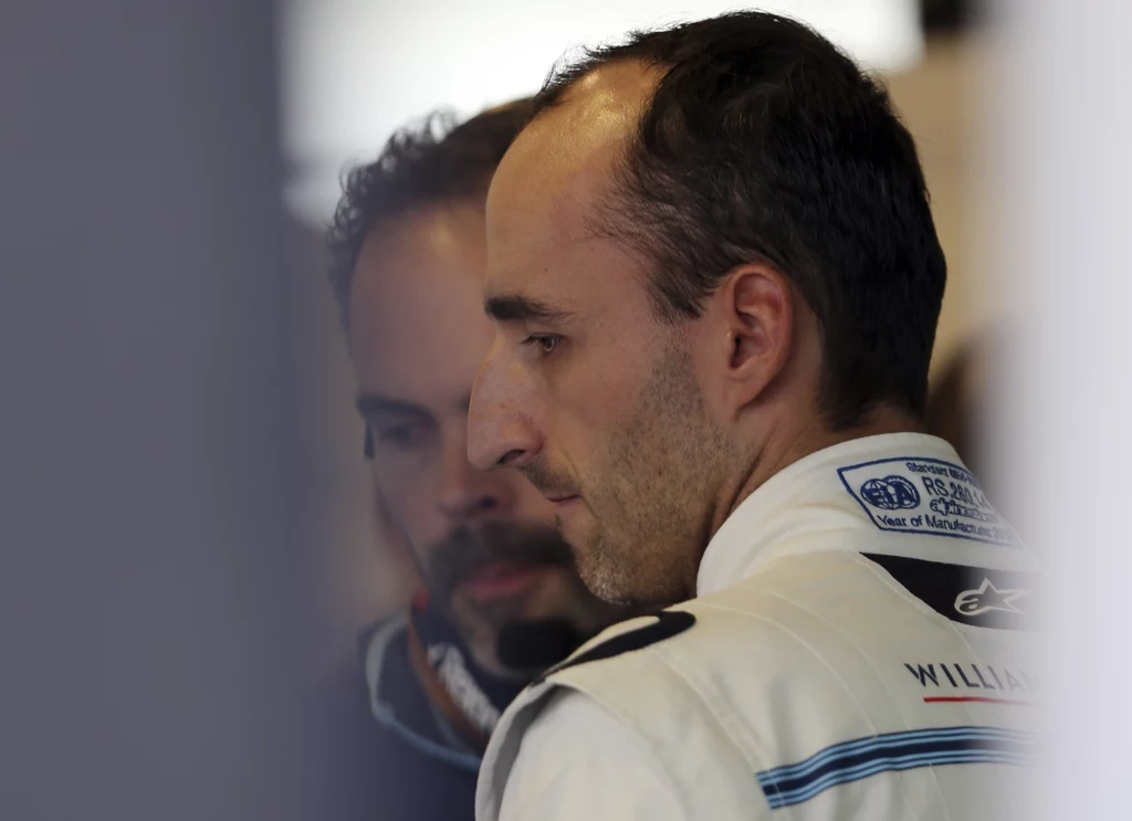 Robert Kubica podczas testów