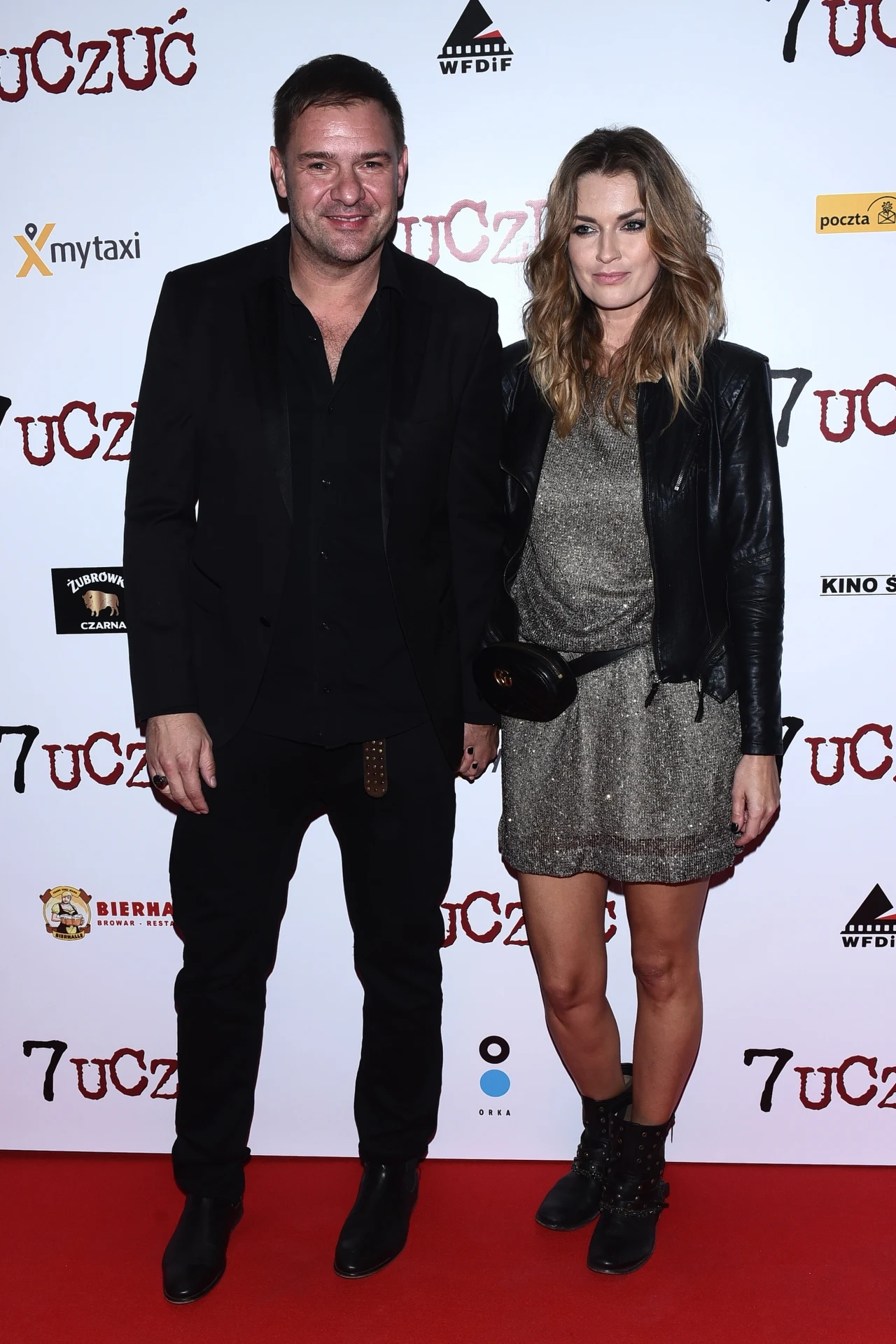 Tomasz Karolak z partnerką Magdą Tomasz Karolak z partnerką Magdą