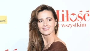 Agnieszka Grochowska na premierze komedii "Miłość jest wszystkim"