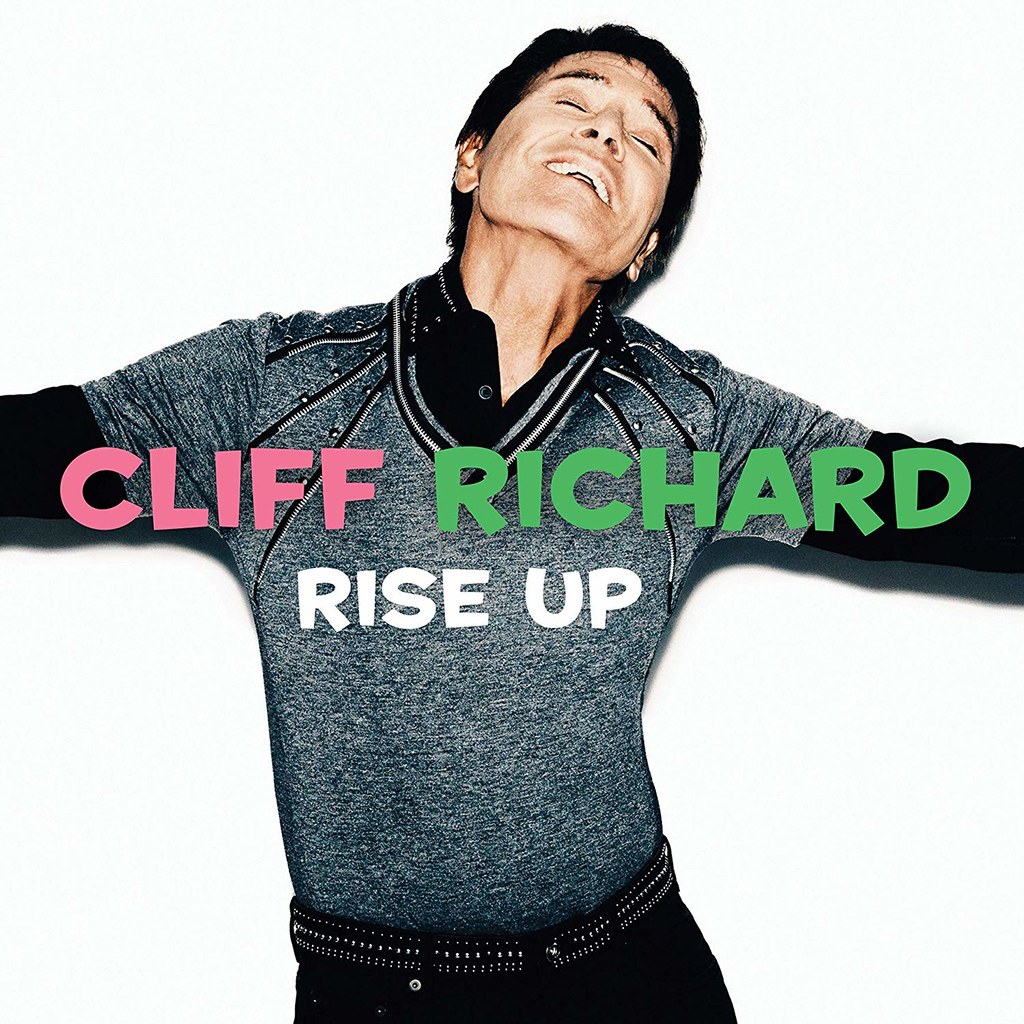 Cliff Richard na okładce płyty "Rise Up"