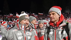 Adam Małysz i trener kadry A Stefan Horngacher