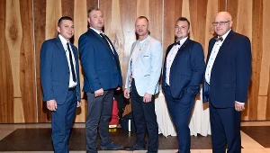 Krzysztof, Łukasz, Marek, Grzegorz i Jan w finałowym odcinku "Rolnik szuka żony 5"