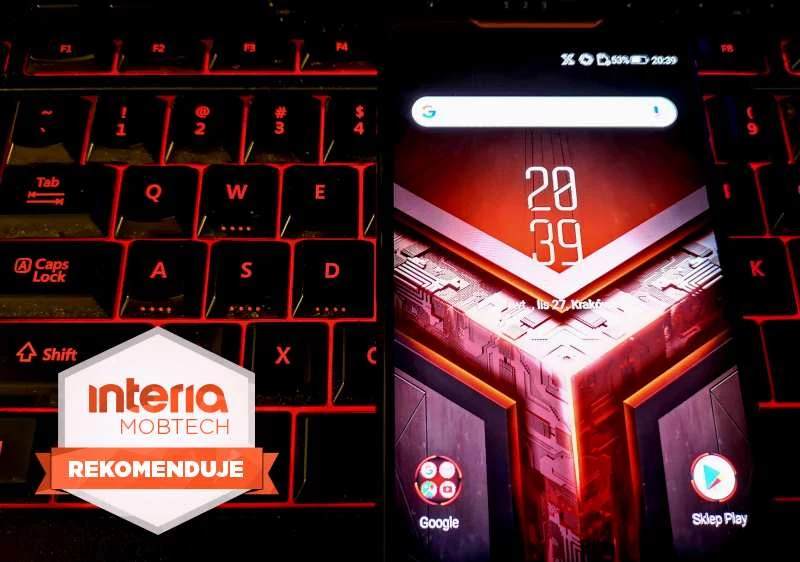 Asus ROG Phone otrzymuje rekomendację serwisu Mobtech Interia