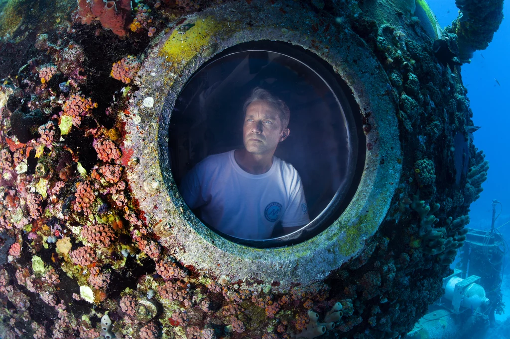 Fabien Cousteau schodząc w głąb Blue Hole pójdzie śladami swojego dziadka, Jacquesa