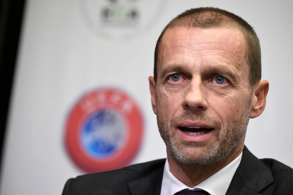 Prezydent UEFA Aleksander Czeferin Prezydent UEFA Aleksander Czeferin