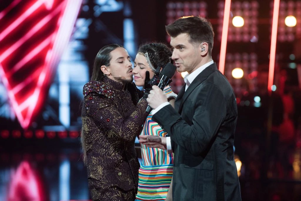 Michał Szpak w finale "The Voice of Poland" z Natalią Zastępą