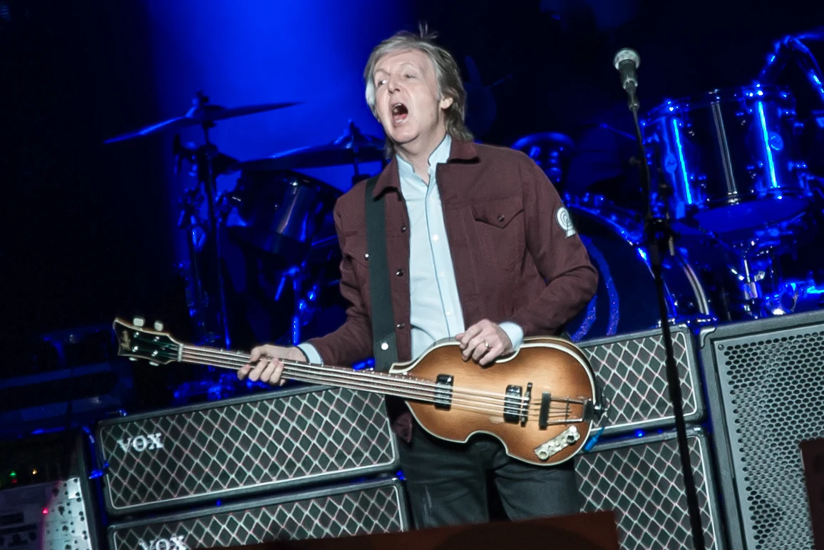 Paul McCartney na scenie Tauron Areny Kraków Paul McCartney na scenie Tauron Areny Kraków