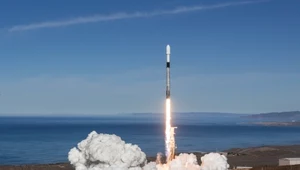 Start rakiety Falcon 9 z polskim satelitą na pokładzie