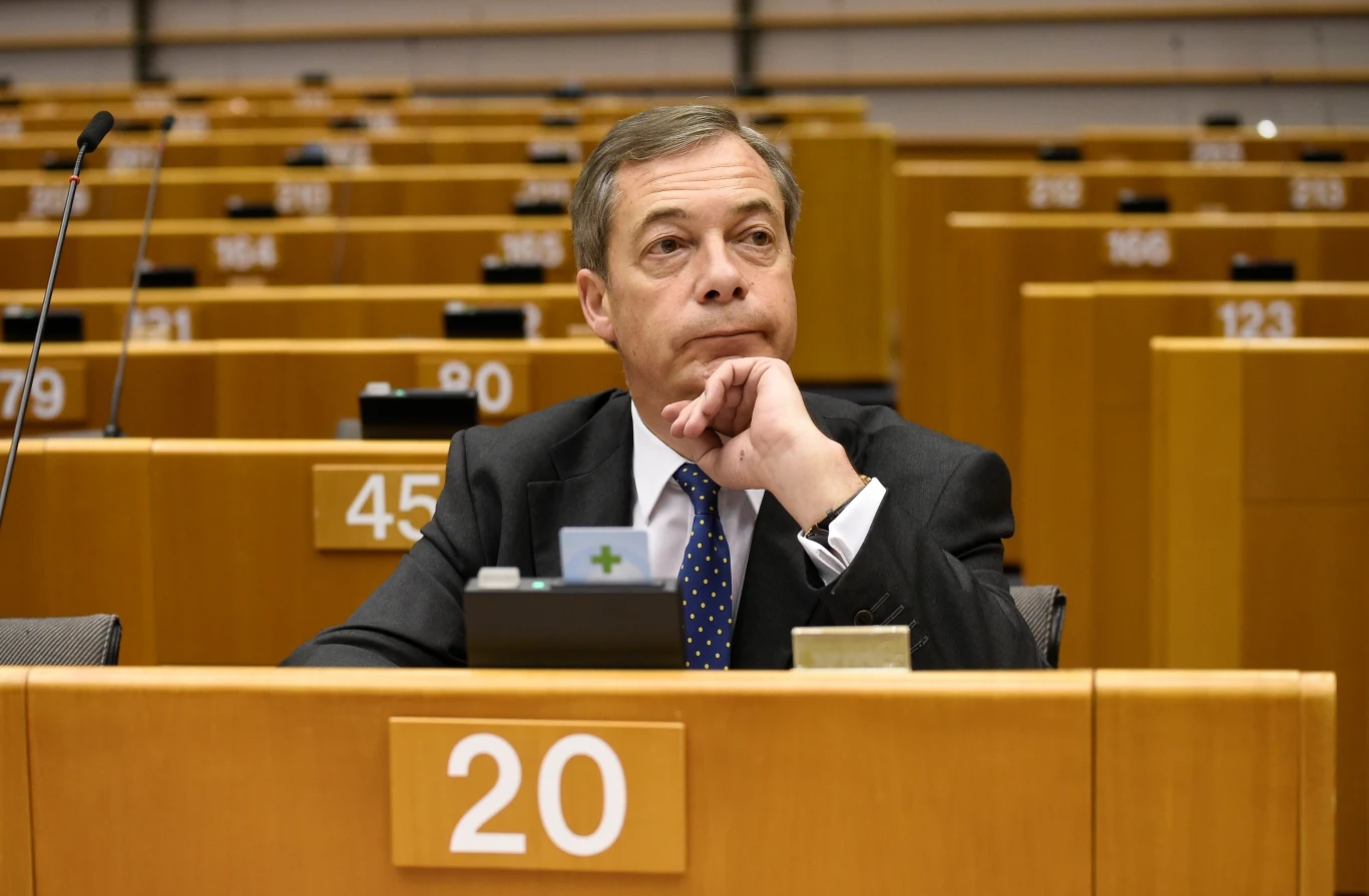 Były lider UKIP Nigel Farage Były lider UKIP Nigel Farage