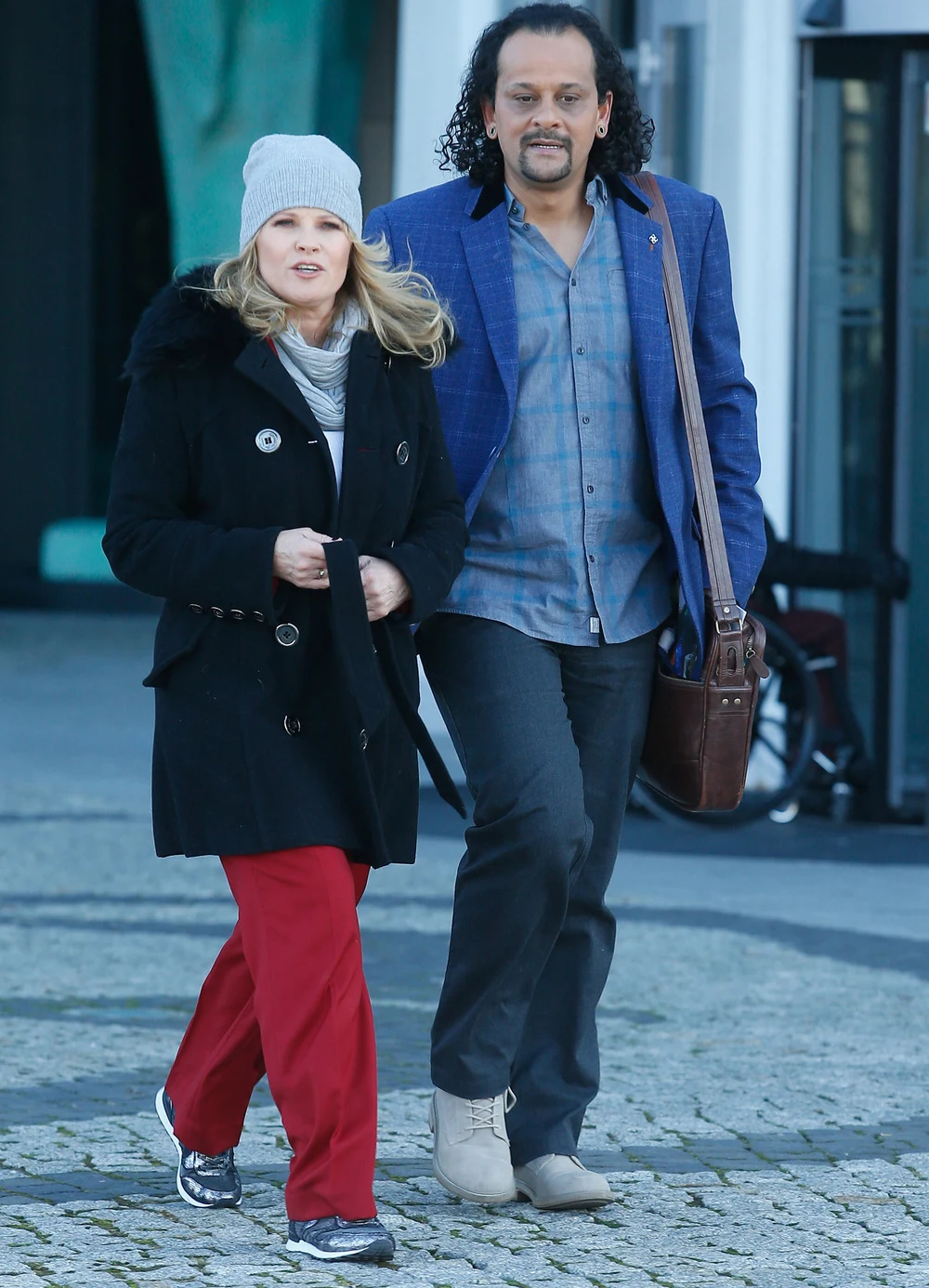 Urszula ze swoim partnerem Tomaszem Kujawskim