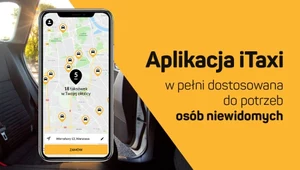 Aplikacja iTaxi w pełni dostosowana do potrzeb osób niewidomych