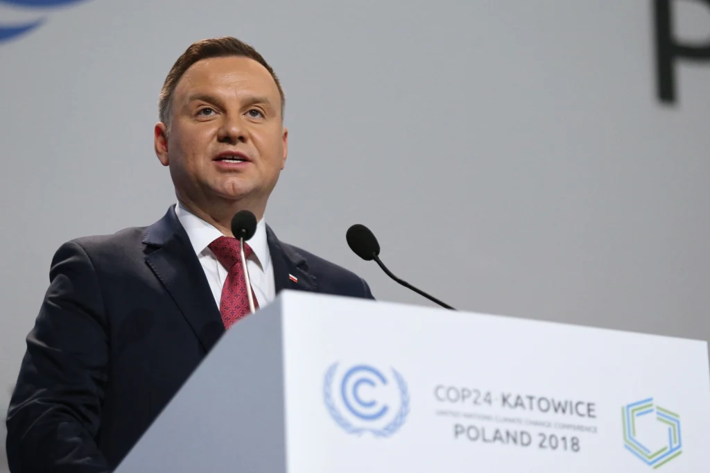 Prezydent Andrzej Duda na COP24 w Katowicach Prezydent Andrzej Duda na COP24 w Katowicach