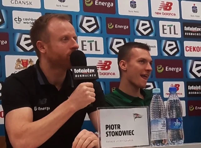 Piotr Stokowiec i Łukasz Haraslin