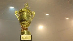 Leszek Laszkiewicz po zdobyciu mistrzostwa Polski z Comarch Cracovią w 2009 r.