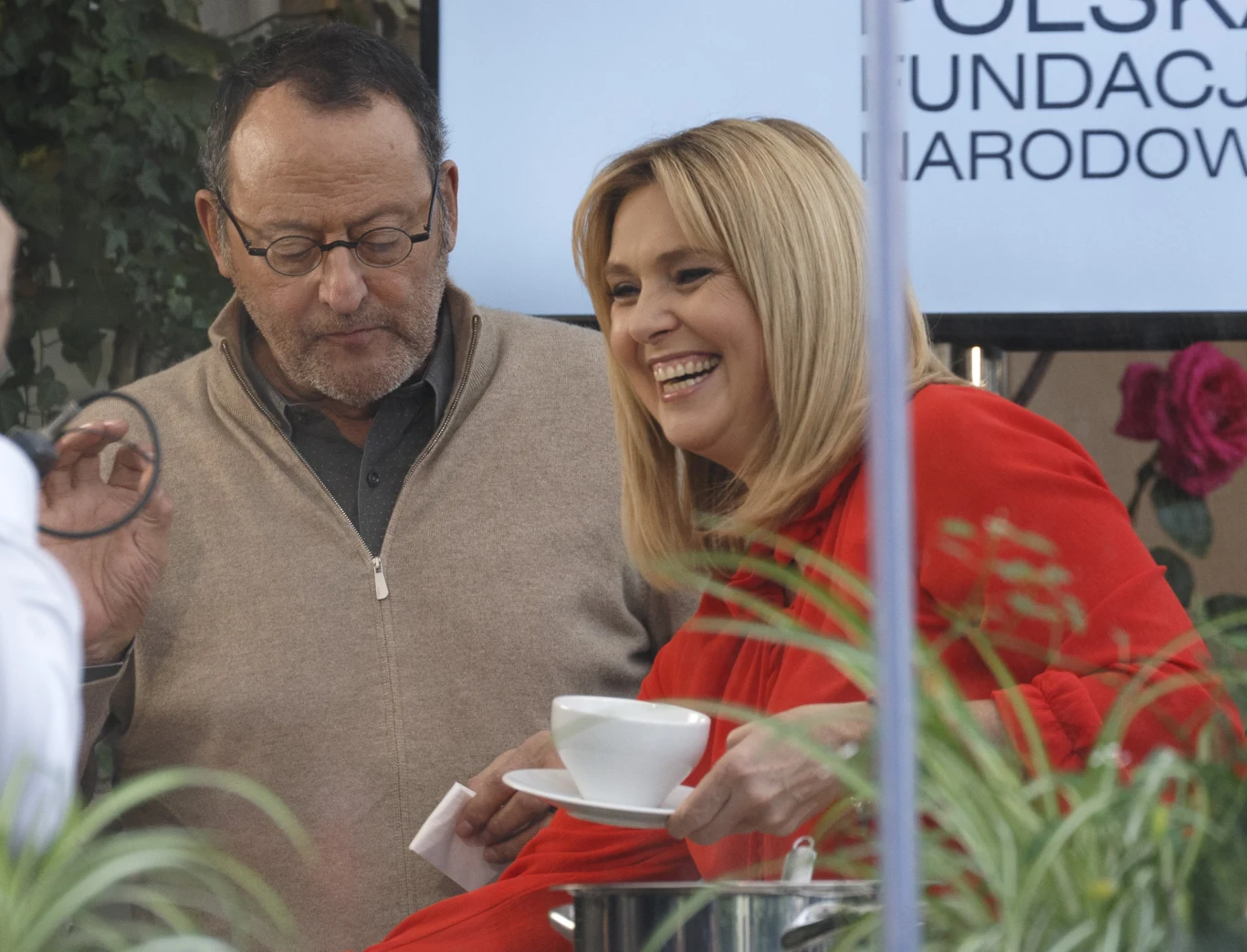 Jean Reno i Ewa Wachowicz w Krakowie, Fot. Tomasz Jagodzinski / ArtService / FORUM