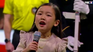 Malea Emma podczas finału ligi MLS