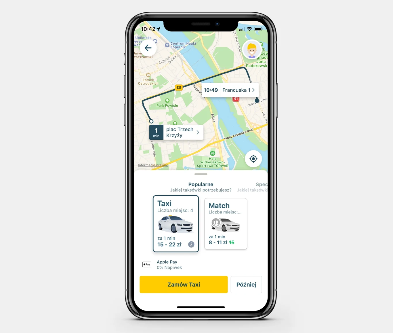 Apple Pay już dostepne w płatnościach mytaxi Apple Pay już dostepne w płatnościach mytaxi