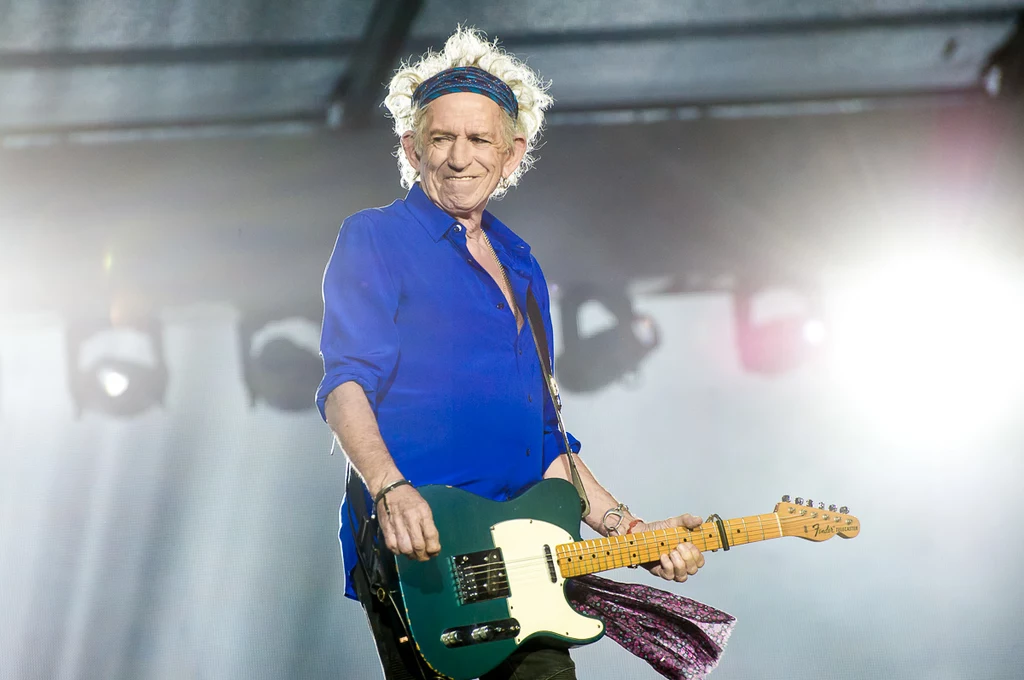 Keith Richards (The Rolling Stones) w akcji