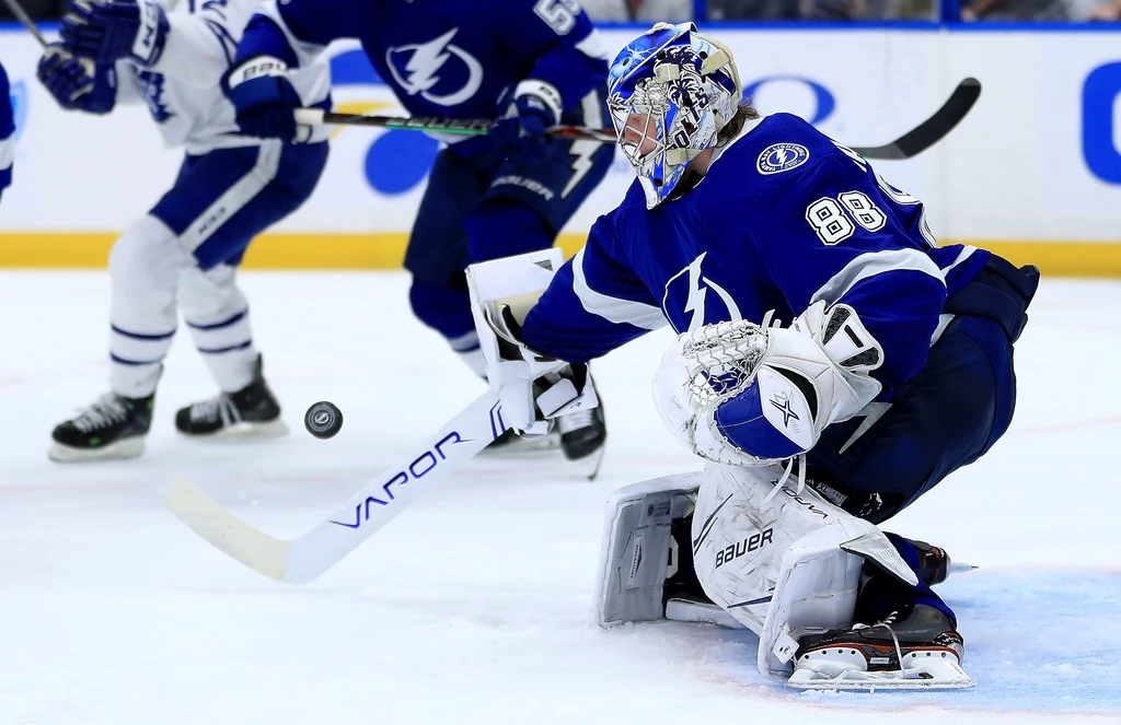 Andriej Wasilewski znakomicie spisał się w meczu z Toronto Maple Leafs Andriej Wasilewski znakomicie spisał się w meczu z Toronto Maple Leafs