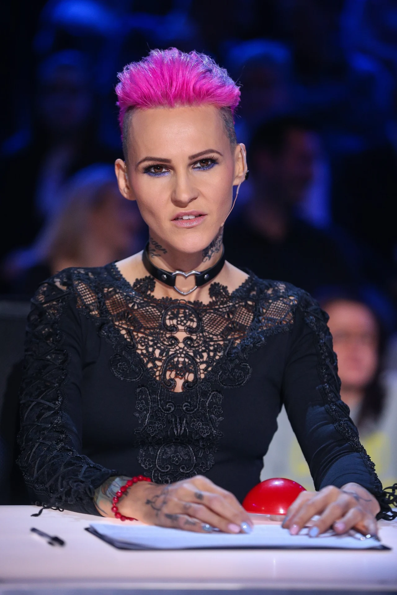 Agnieszka Chylińska w programie "Mam talent" Agnieszka Chylińska w programie "Mam talent"