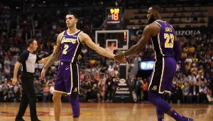 Lonzo Ball i LeBron James