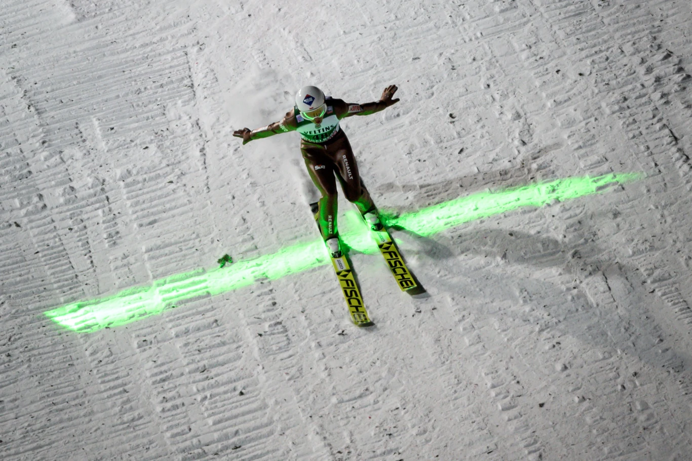 Skoki narciarskie - Puchar Świata. Na zdjęciu Kamil Stoch