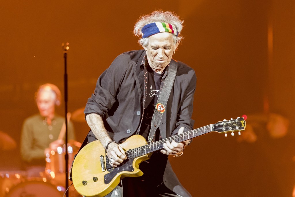 Keith Richards (The Rolling Stones) w akcji