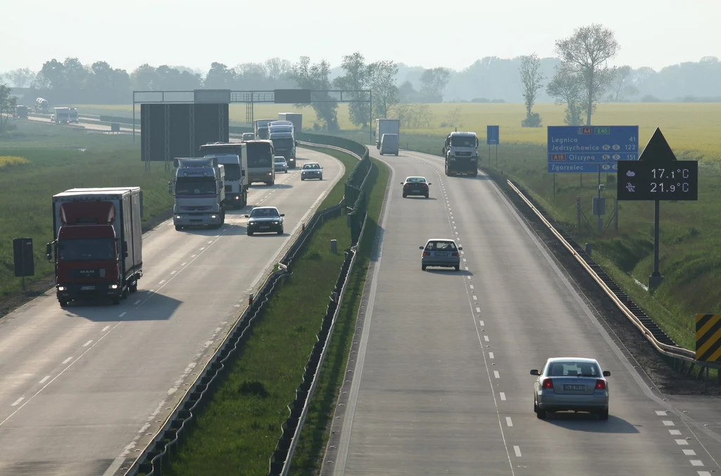 Autostrada A4 na poniemieckim odcinku nie ma pasa awaryjnego