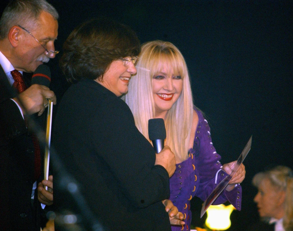 Krzysztof Jasiński i Maryla Rodowicz, na zdj. również Zofia Nasierowska